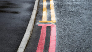 dbl red lines