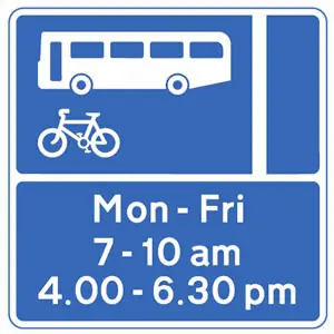 theory test questions what is a bus lane